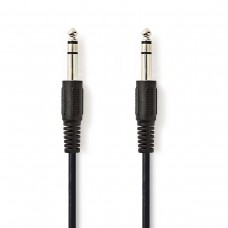 Laidas 6.3mm - 6.3mm (K-K) stereo 5m Nedis